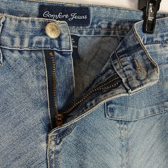 Juniors Comfort Jeans Capri Size 9/10 - Picture 4 of 8